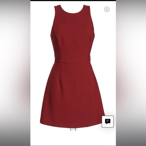 FCUK dress burgundy size 12 worn one time - Picture 3 of 11
